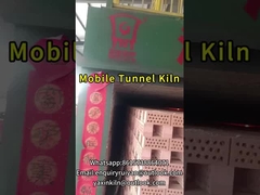 Tunneloven voor het branden van grote holle bakstenen