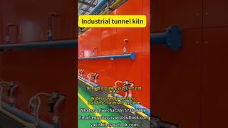 Tunneloven voor hoge temperaturen #kilnmanufacturer #tunnelkiln #brickfactory#madeinchina #kilnfired