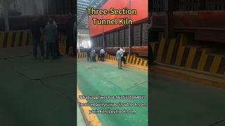 Driedelige tunneloven #kilnmanufacturer #brickfactory #tunnelkiln#brickkiln #claybricks